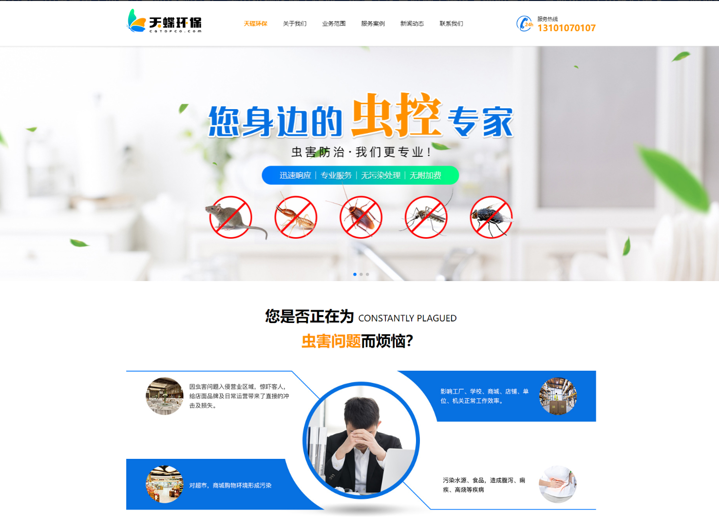 重庆天蝶环保科技有限公司-官网建设？